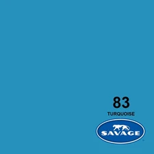 Savage Seamless Background Paper 26" x 12 yd Turquoise