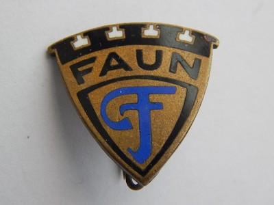 Faun Brosche garantiert alt & original