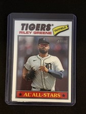 🔥Riley Greene 2026 Topps Heritage #152 Chrome Detroit Tigers SP