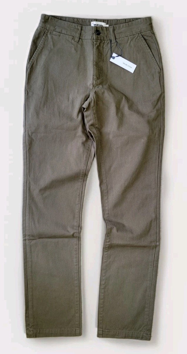 Pantaloni Taylor Stitch The Democratic Foundation – Velluto A Coste Espresso Taglia 34