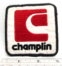 Vintage Champlin Oil Refinery C Logo Jacket Patch Enid Oklahoma Petroleum A