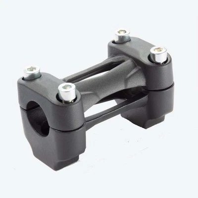 Handlebar Clamp pour LX6000D-A-E5 Silver Easy Installation Polished HNDBC001 - Photo 1/2
