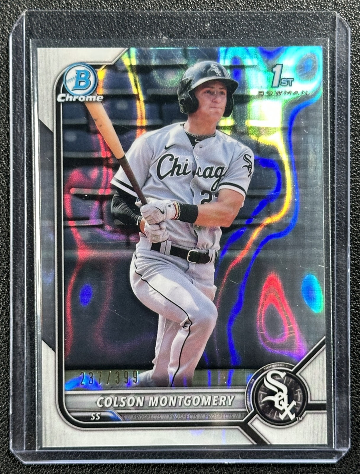 COLSON MONTGOMERY 2022 BOWMAN CHROME #BCP-71 PROSPECT LAVA REFRACTOR 237/399