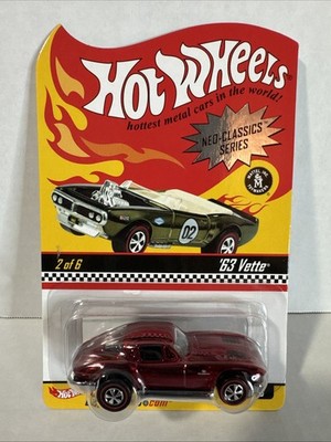 Hot Wheels Red Line Club 2003 Neo-Classics Series 3 '63 Vette 4204/11000 NIB
