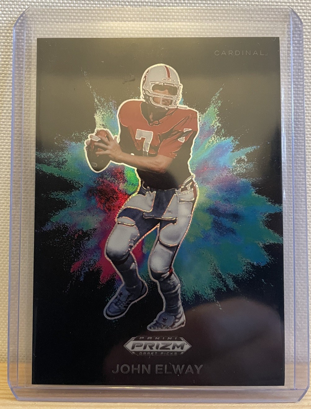 2024 Panini Prizm Draft Picks - Color Blast John Elway #CB-28