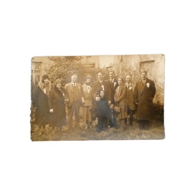 20er Jahre - RPPC - BASIL PETO MP, Familie & Unterstützer - Scheunenklammer - R L Ritter 