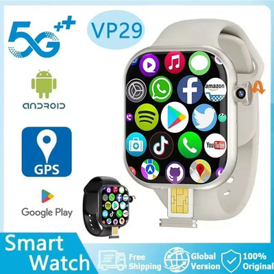 Smartwatch 4G Android 256GB Speicher 4G/5G LTE Sim Karte GPS WIFI 2.29 I