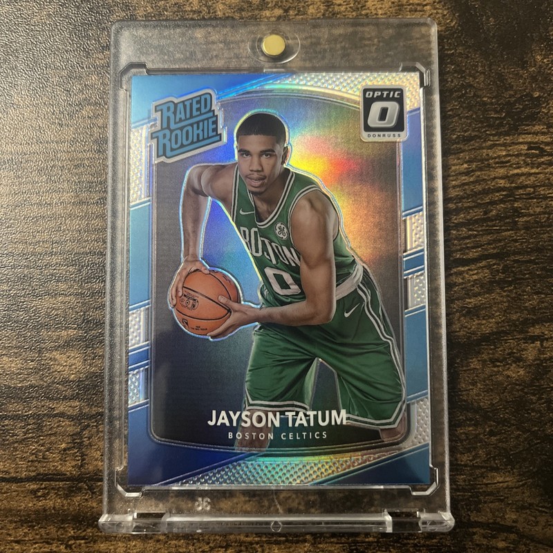 2017-18 Donruss Optic Holo Rated Rookie Jayson Tatum RC #198