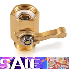 for Dramm 12353 Heavy Duty Brass Garden Hose Shut Off Valve Water Control Valve