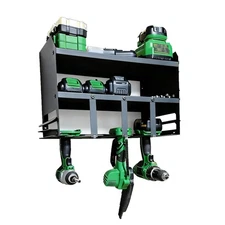 Power Tool Organizer Wall Mount, Utility Racks 3 Layers Storage Rack, Mini Ch...