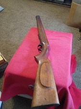 Vintage Rifle Wooden Stock Trigger Guard And But Plate 22 Estate Find Read