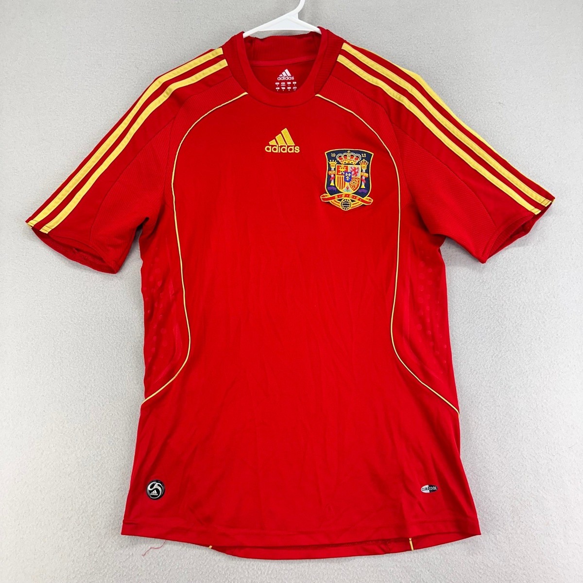 【即購入⭕】スペイン代表 2008 グラネロ adidas Spain Spain World Cup adidas Jersey Shirt Mens Small 2008 Short Sleeve