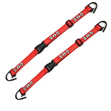 Hooshing 2PCS Kids Baby Safety Seat Belt Adjustable Supermarket 2 PCS, Red
