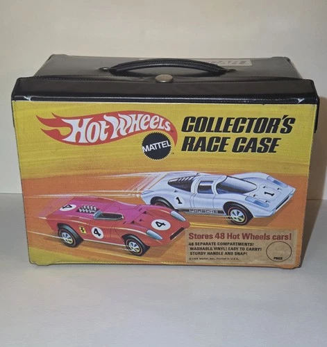 1969 Mattel Hot Wheels Redline 48 Car Collectors Race Case w/ 4 Trays