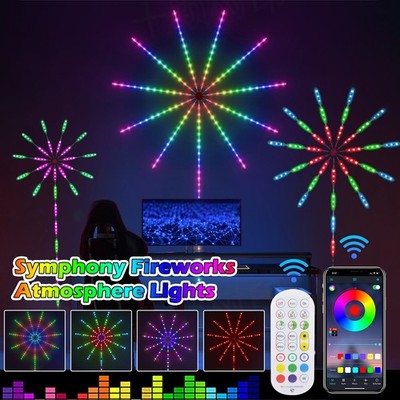 Smart Firework LED Strip Light Dream Color Music Sync APP & Remote Control