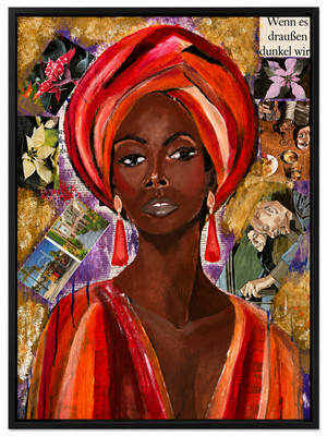 ''The Strength Behind Her Eyes'' | Gemälde 50x70 cm | Handgemaltes Unikat