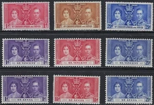 MNH Stamps from British Colonies 1937 Coronation Issue.........41R.....C-1205