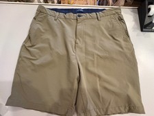 Nautica Navtech Mens Golf Shorts 8.5" Inseam Size 36, Sea Moss Green, Worn Once