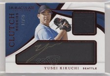 2019 Panini Immaculate Clutch Rookies Red 14/15 Yusei Kikuchi #CR-YK Auto 8k4