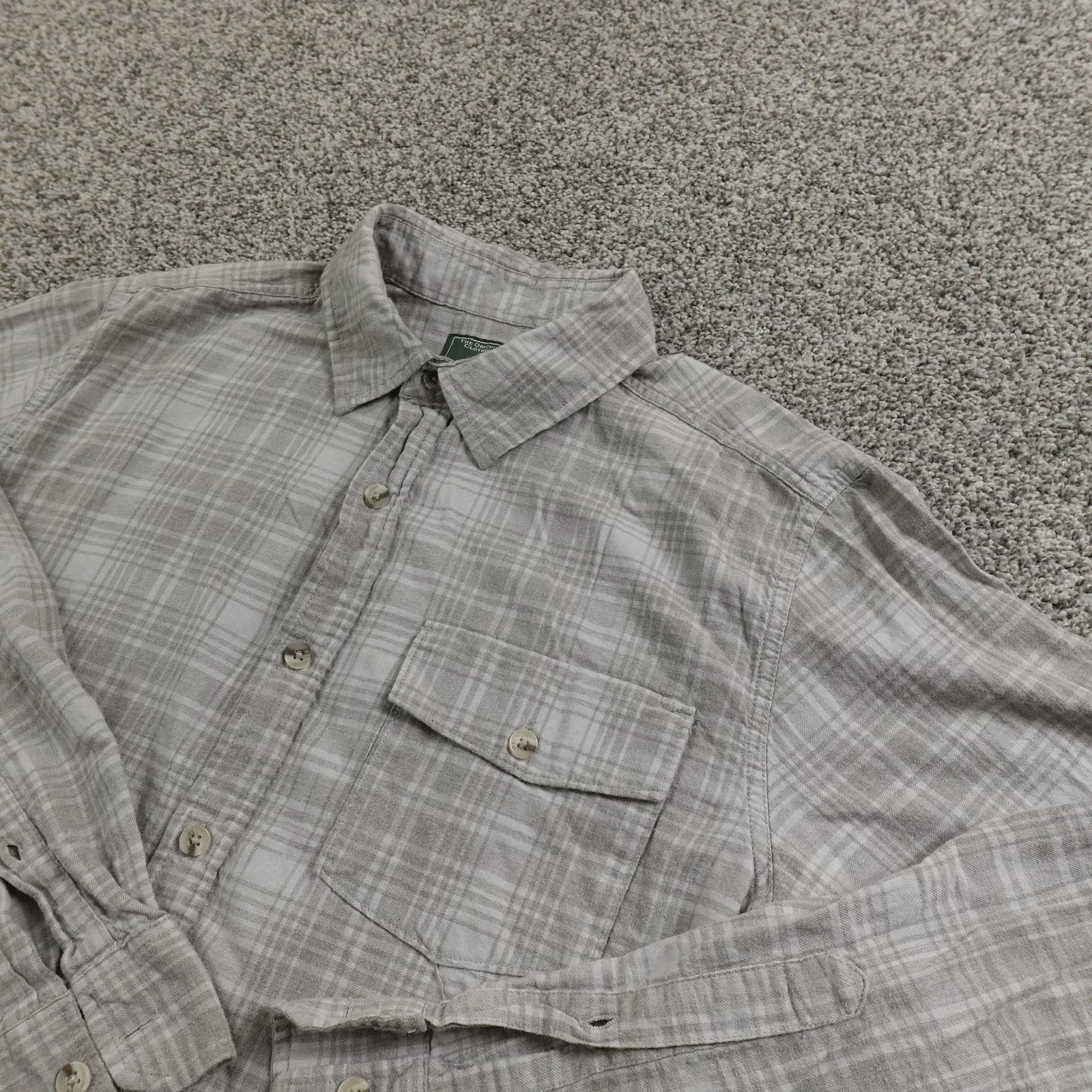 Woolrich Shirt Mens M Gray Plaid Flannel Button Up Long Sleeve Outdoor Hiking
Opens in a new window