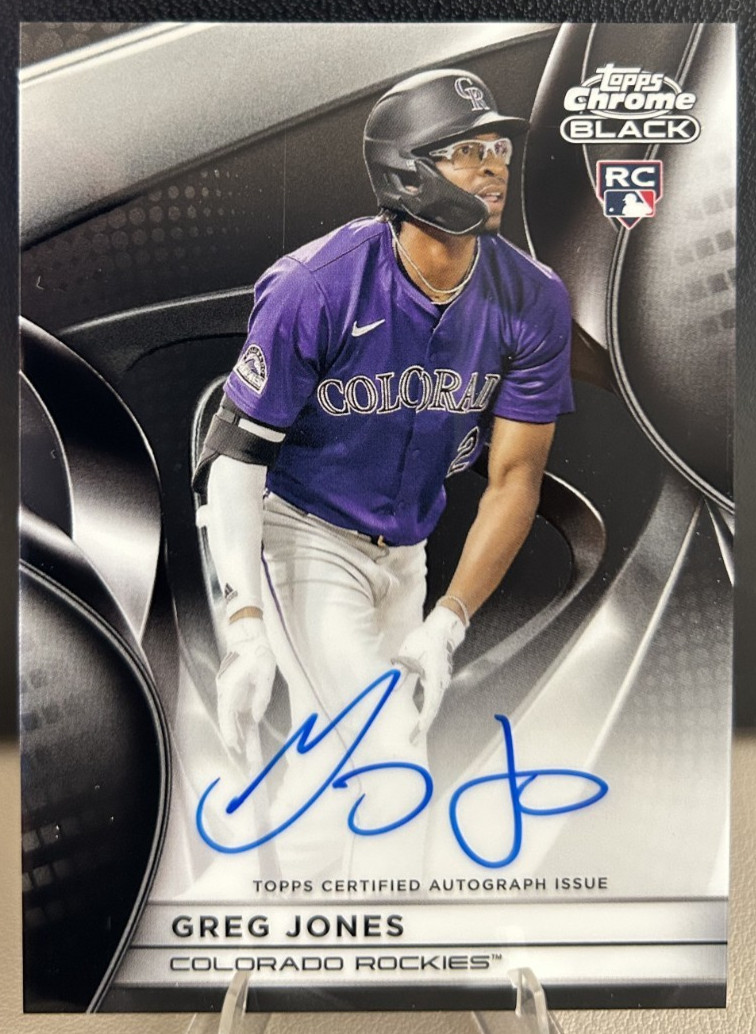 2025 Topps Chrome Black - Greg Jones - #CBA-GJ - Autograph - Auto (RC)