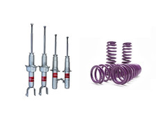 D2 Lowering Springs 2.5"F/2.25"R Truhart Shocks for 1994-2001 Acura Integra