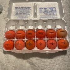 12 Maxfli Straightfli Orange Golf Balls 4A 5A  