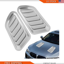 2pcs Car Hood Vents Hood Scoops Sedan Suv Truck 2pcs Car Hood Vents Hood Scoops Sedan Suv Truck