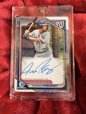 2024 BOWMAN MEGA BOX CHROME BOWMAN PROSPECT MEGA AUTOGRAPHS AP ANDREW PINCKNEY