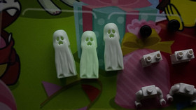 LEGO Ghost Minifigure - 10228 850487 30201 Monster Fighters  (SET OF 3)