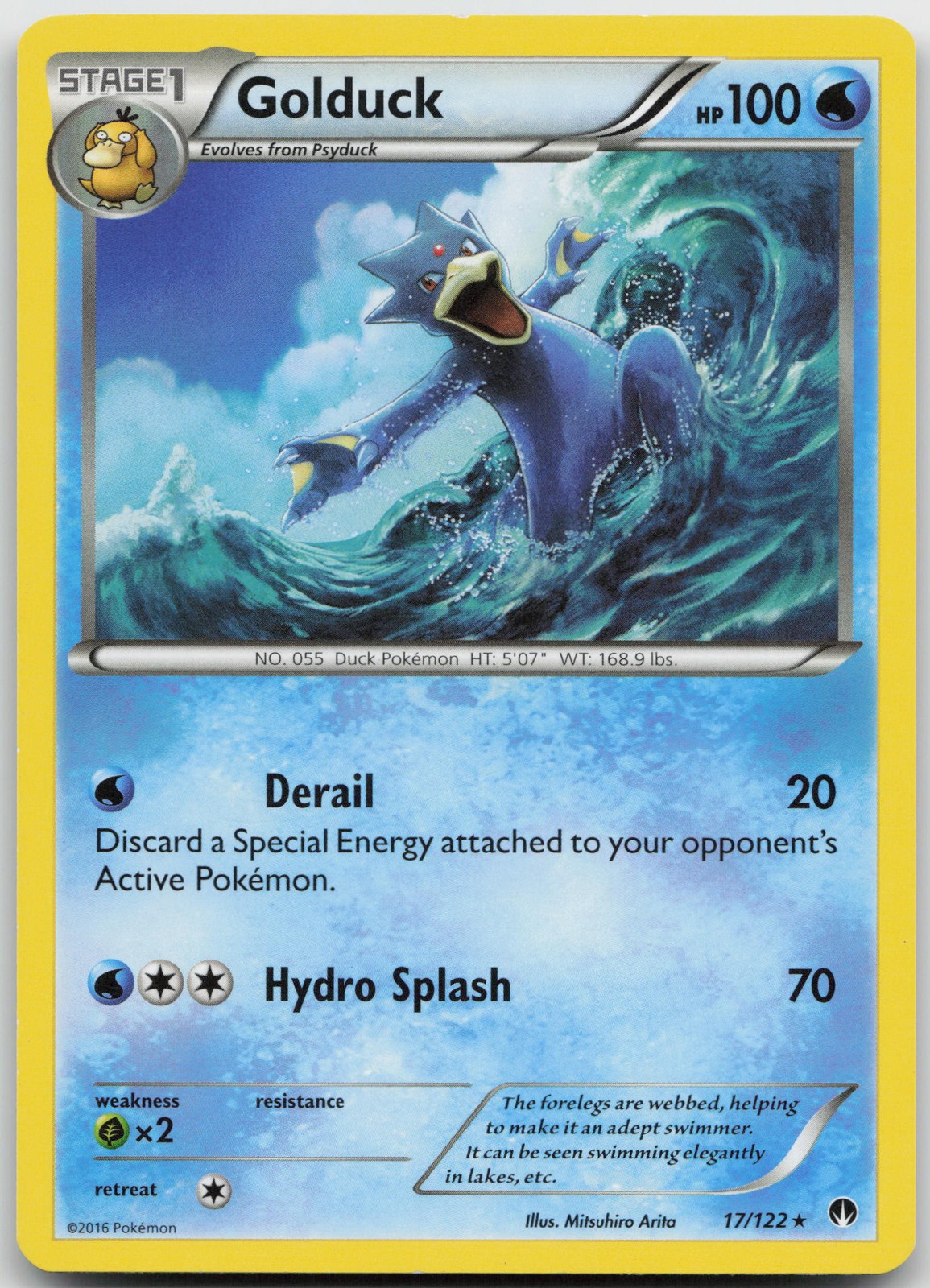 Golduck Rare XY - BREAKpoint 17/122 LP