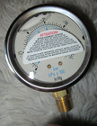 -30 inHg bar kPa 100 GLYCERINE Filled Vacuum Pressure Gauge, 2 1/2" — photo 2