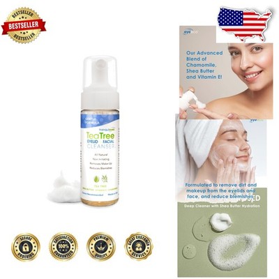Doctor Recommended Tea Tree Cleanser - 1.6oz - Gentle Face & Eyelid Wash