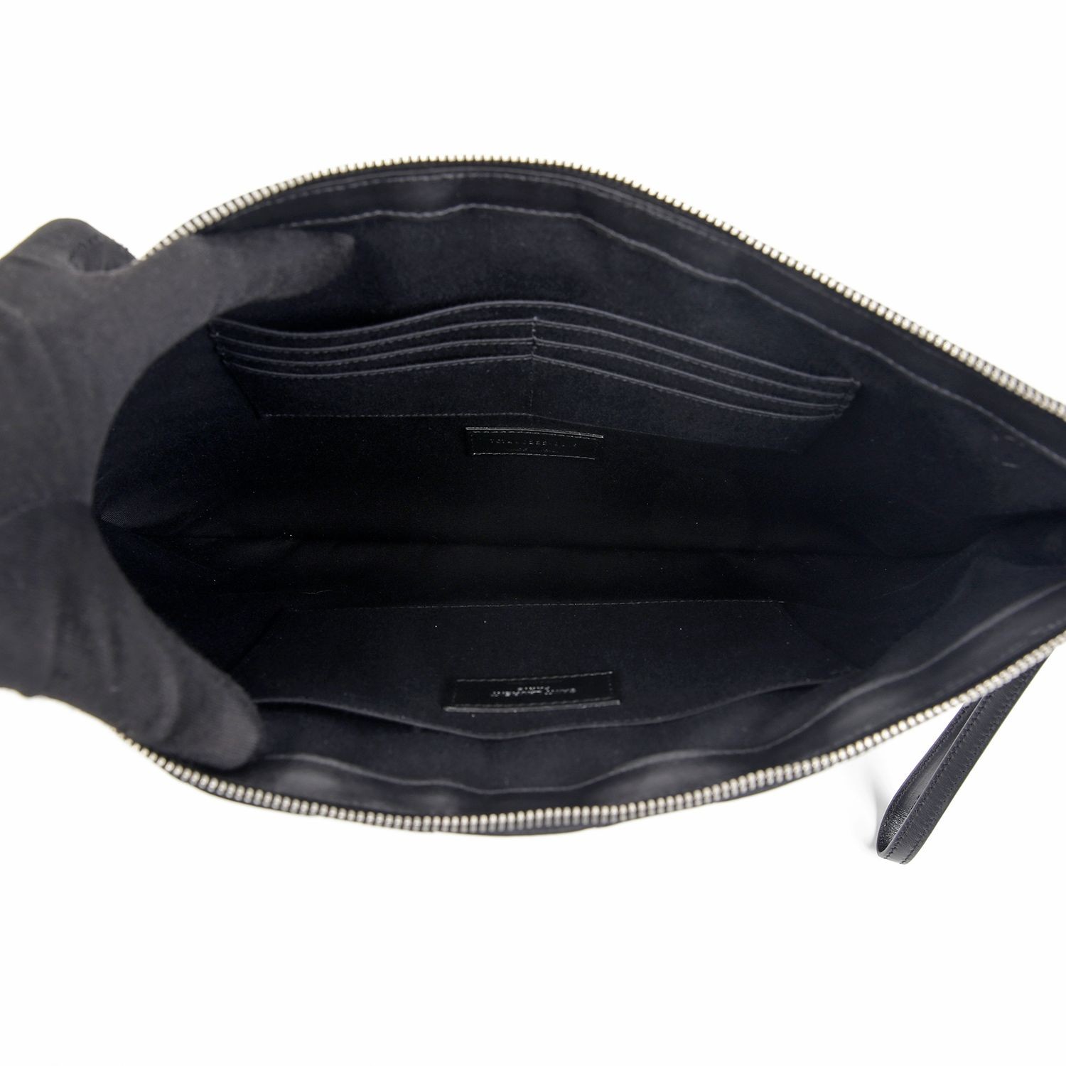 Saint Laurent Monogram Document Holder Clutch 440… - image 7