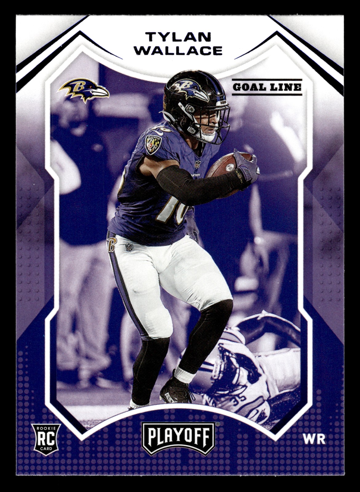 Tylan Wallace 2021 Panini Playoff #236 Goal Line Baltimore Ravens