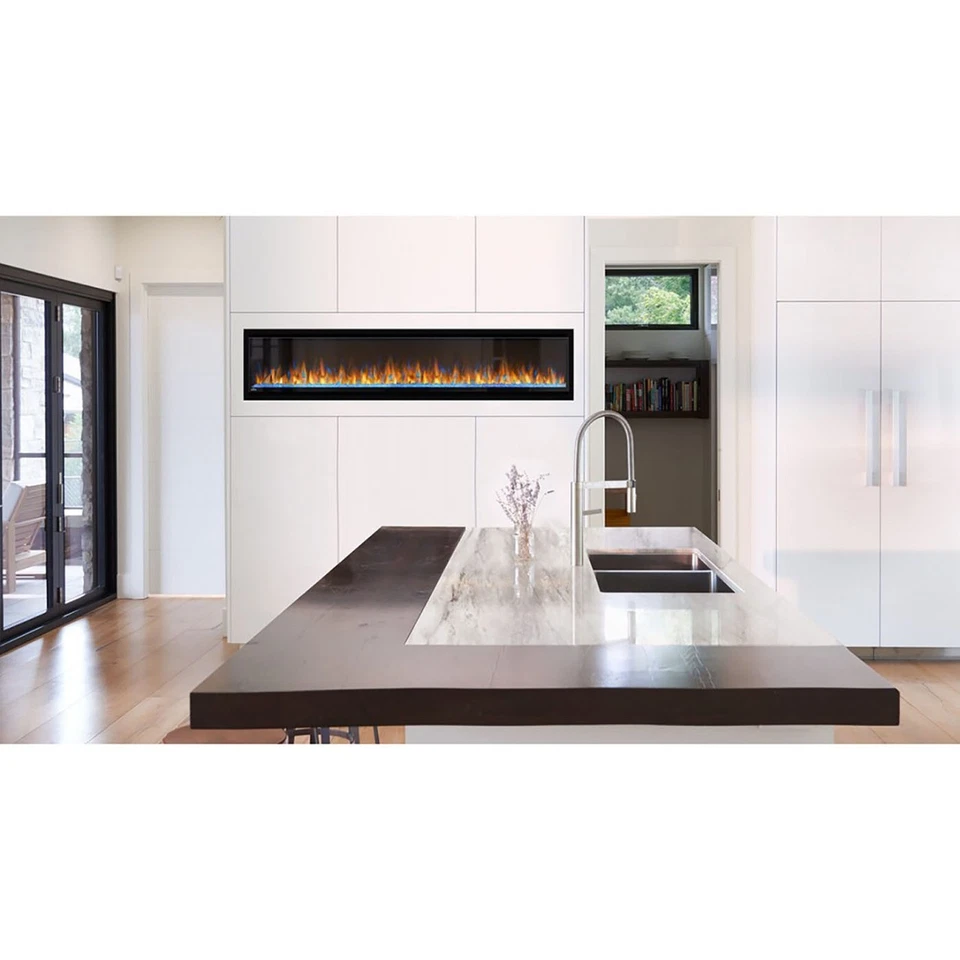 "Chimenea Eléctrica Alluravision 100"" - LED Lineal/Digital - Caja Nueva" Foto 4 de 4