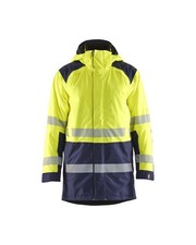 BLAKL&Auml;DER Warnschutzwinterparka 4457 HighVis gelb/marine Arbeitsparka