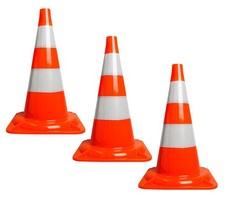 Pylônes 50Cm Cônes De Signalisation Cônes De Marquage Cônes De Direction