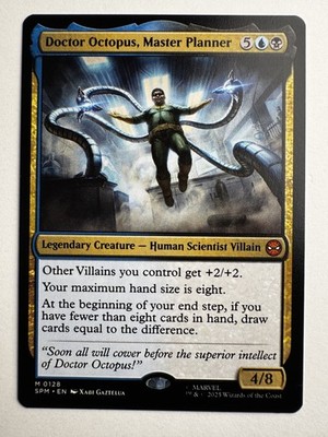 Doctor Octopus, Master Planner #128 - MTG Spider-Man Mythic 4/8 +2/+2 Villains