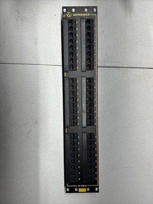 ortronics patch panel 48 port cat 5 OR-85104479