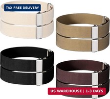 8 Pcs 4 Pairs Sleeve Garters, Elastic Adjustable Armbands Arm Garters for Men W