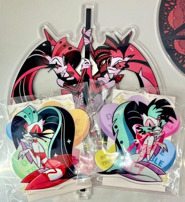 Helluva Boss Glitz Glam Valentine Keychain Acrylic Stand Limited