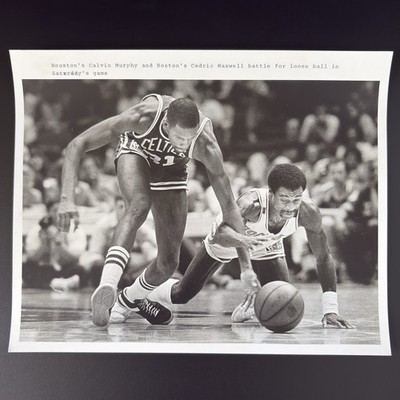 Vintage 1981 NBA Finals Published Photo Cedric Maxwell Photojournalist Estate