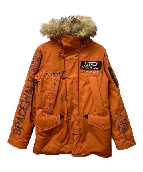 Avirex N-3B Flight Jacket Orange M Military Vintage Avirex N-3B Flight Jacket Orange M Military Vintage