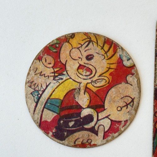 Vintage Japanese Rare Menko card Popeye Anime 2 Piece Set Showa Retro Japan - Picture 2 of 6