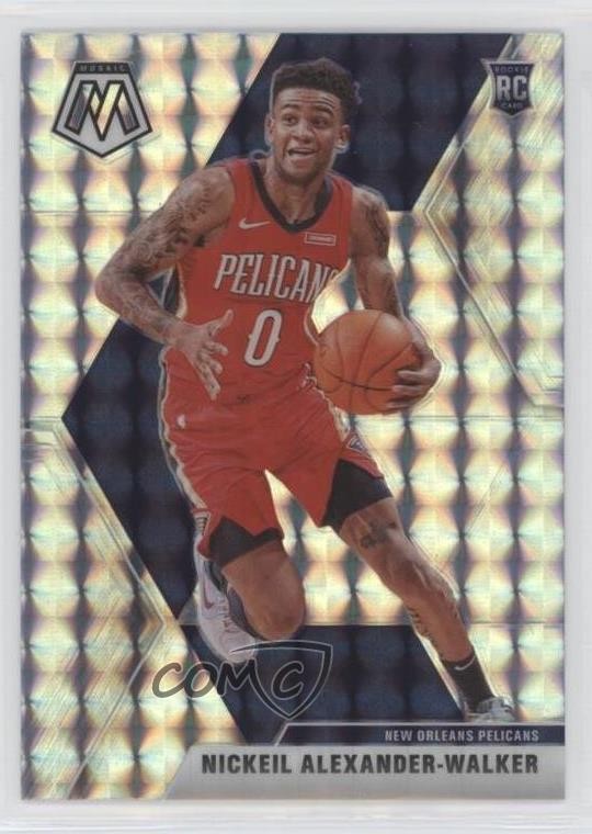 2019-20 Panini Mosaic Rookies Silver Prizm Nickeil Alexander-Walker #205 02ez