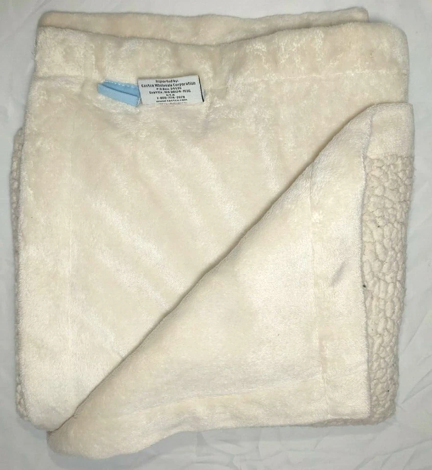 Disney Bebé Beige Crema Tigger Ladybug Sherpa Manta Winnie The Pooh Sólida Difícil de Encontrar Foto 2 de 4