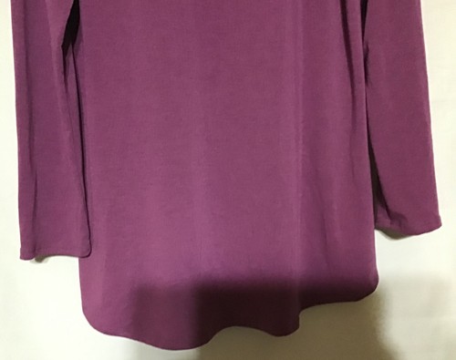 LuluRoe Womans Shirt Purple Pullover Long Sleeves Round Neckline Large Lynnae - Picture 14 of 16