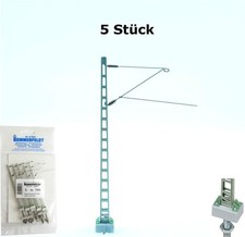 Sommerfeldt H0: 5 x Gitter-Streckenmast, Flachmast mit Ausleger (SO 185) - NEU