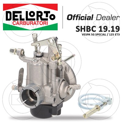 Vergaser DELLORTO 19/19 Für Vespa Primavera 50/125 – Originalersatzteil